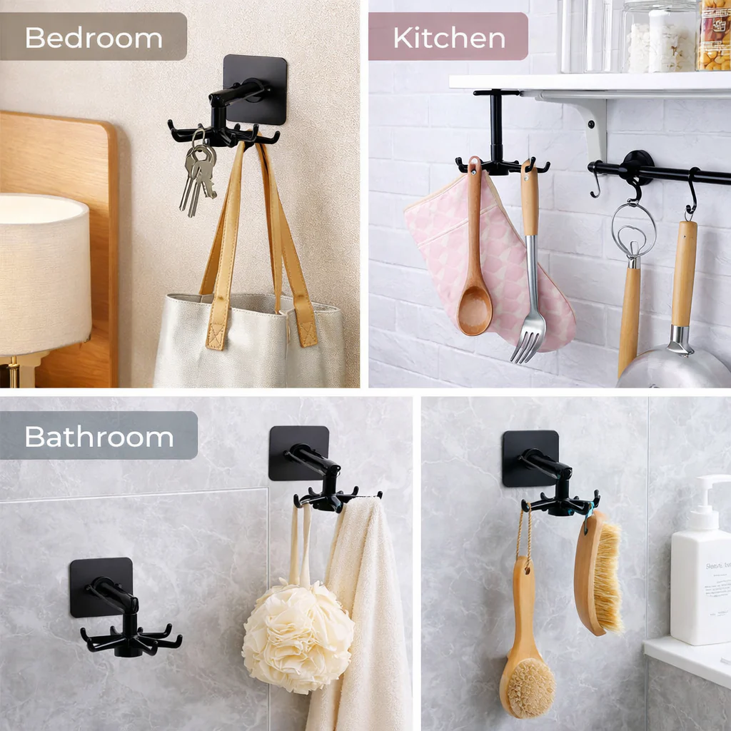 OmniSpin™ 360° Smart Organizer Hook
