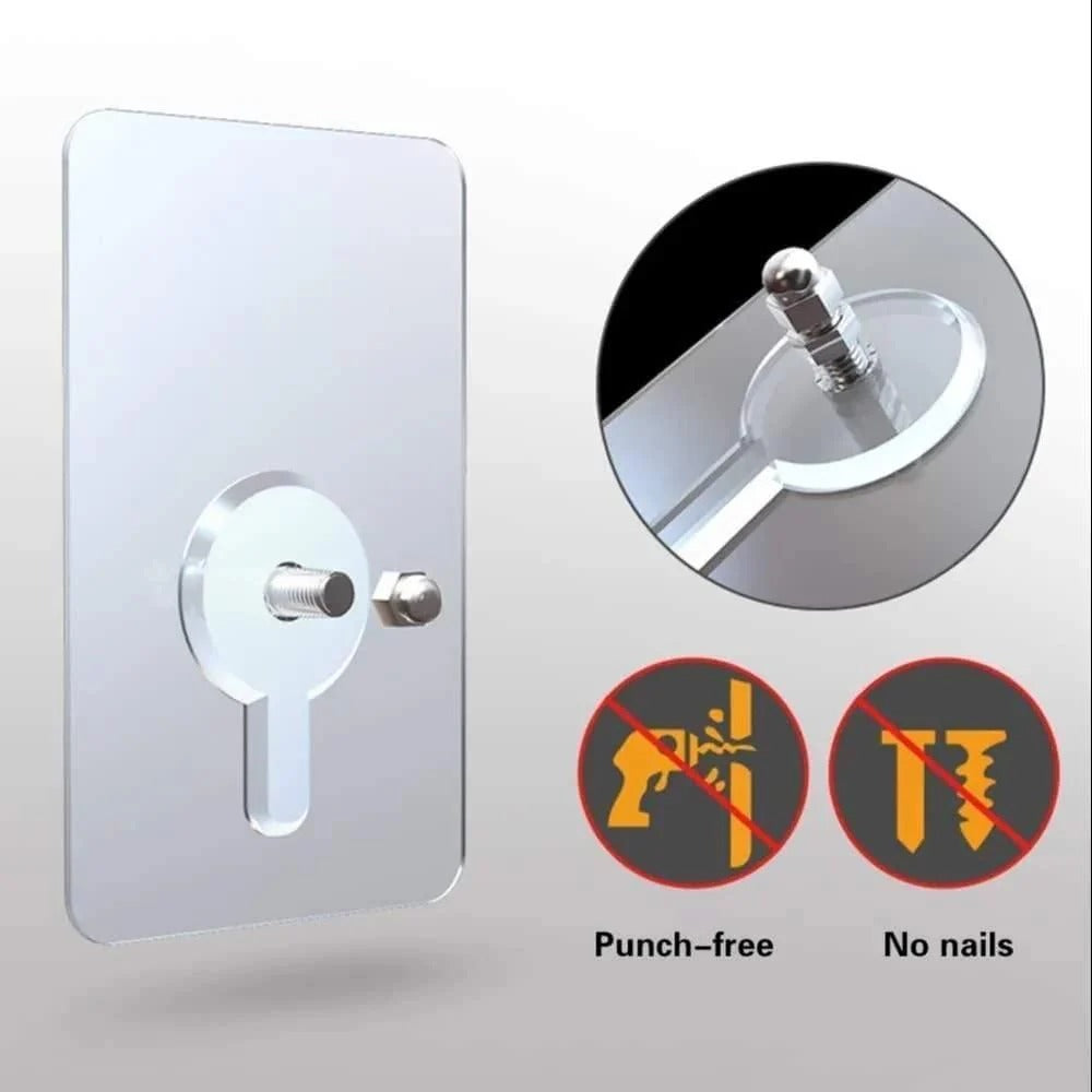 Invisible Clear-Mount Adhesive Screw Hooks (Buy 10 Get 10 Free)