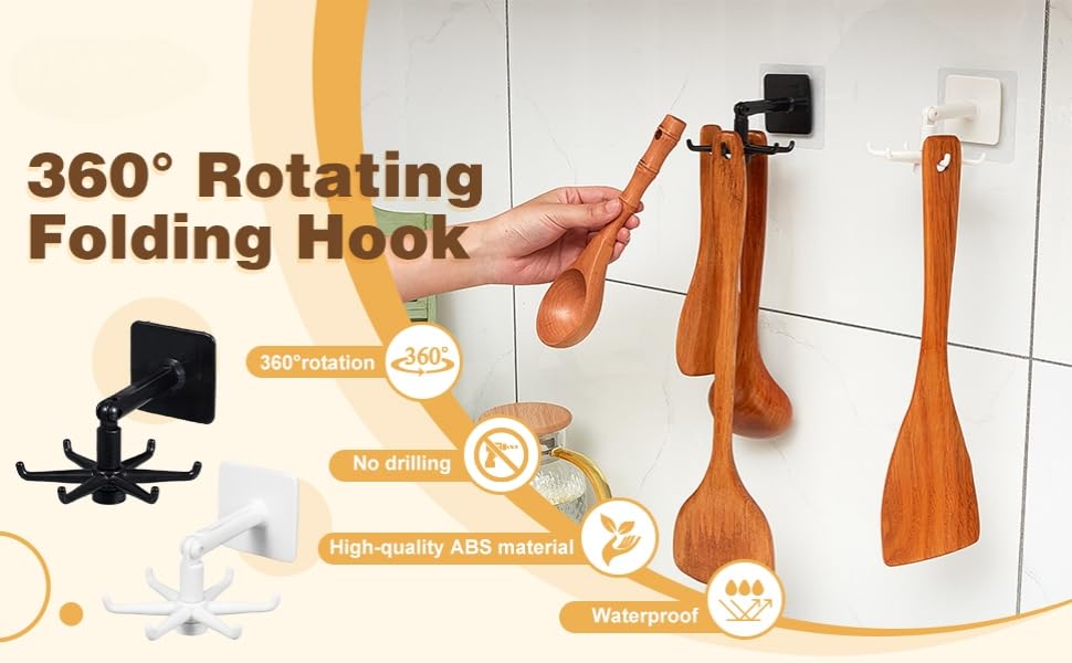 OmniSpin™ 360° Smart Organizer Hook