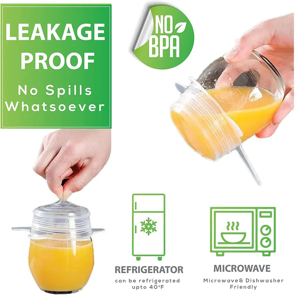 Reusable Silicone Stretch Lids