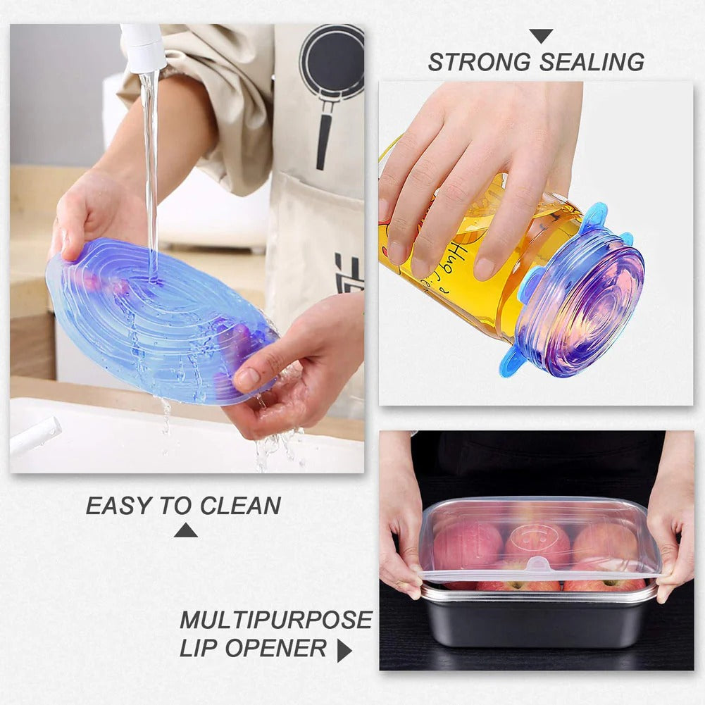 Reusable Silicone Stretch Lids