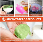 Reusable Silicone Stretch Lids