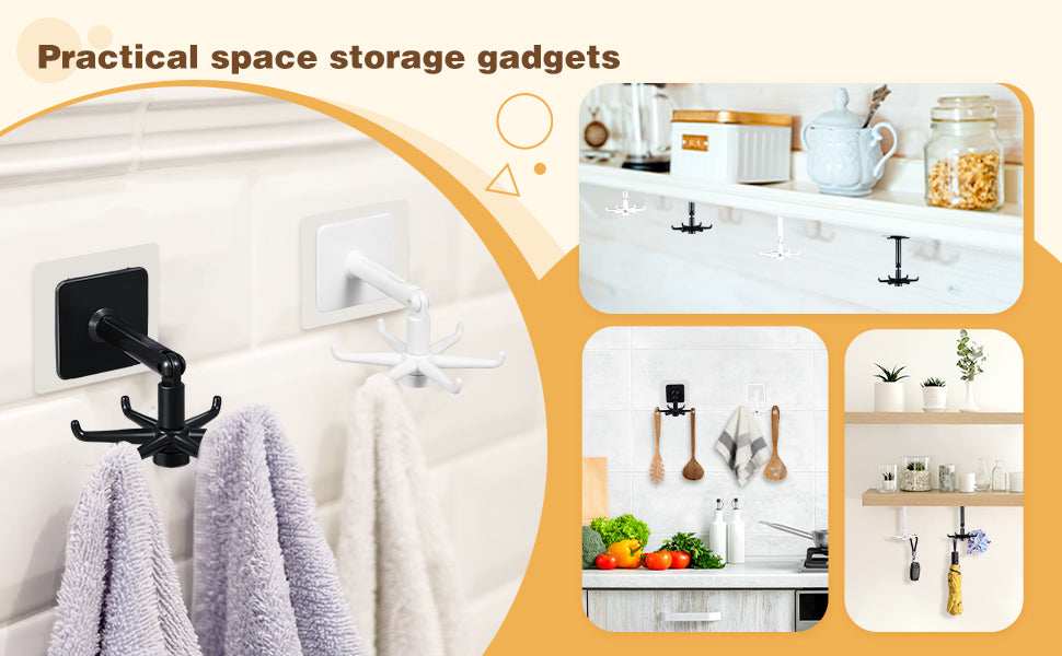 OmniSpin™ 360° Smart Organizer Hook