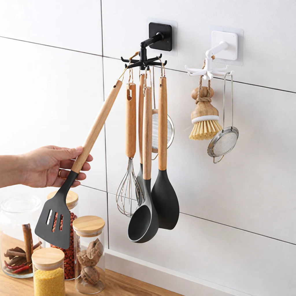 OmniSpin™ 360° Smart Organizer Hook